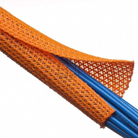 F6N0.13OR100 - Techflex - Spiral Wrap, Expandable Sleeving