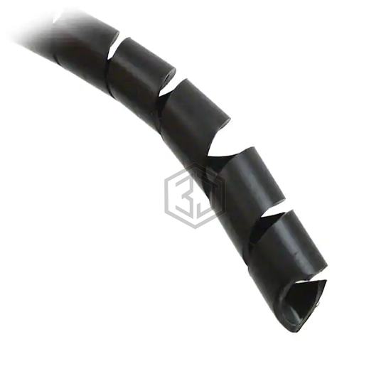 SW32 BK005 - Alpha Wire - Spiral Wrap, Expandable Sleeving