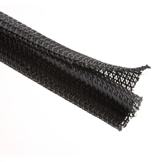 F6N0.13BK25 - Techflex - Spiral Wrap, Expandable Sleeving