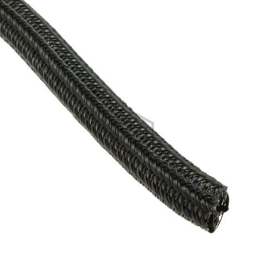G1301/8 BK007 - Alpha Wire - Spiral Wrap, Expandable Sleeving