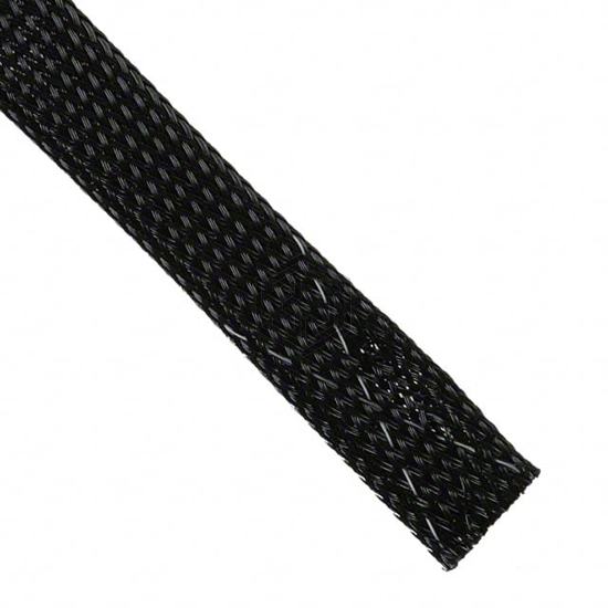 G130NF112 BK008 - Alpha Wire - Spiral Wrap, Expandable Sleeving