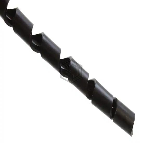 SW53 BK005 - Alpha Wire - Spiral Wrap, Expandable Sleeving