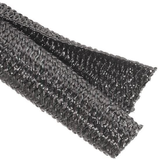 F6Q0.75BK50 - Techflex - Spiral Wrap, Expandable Sleeving
