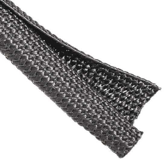 F6Q0.50BK150 - Techflex - Spiral Wrap, Expandable Sleeving