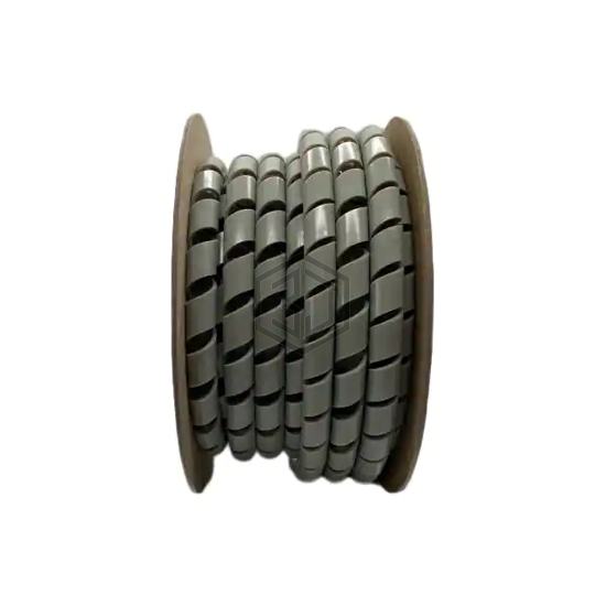 HT 1/4 C GREY - MM Newman Corporation - Spiral Wrap, Expandable Sleeving