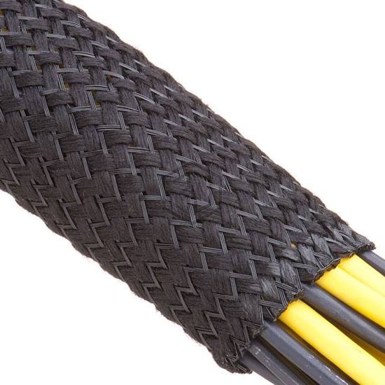 NRN1.00BK50 - Techflex - Spiral Wrap, Expandable Sleeving