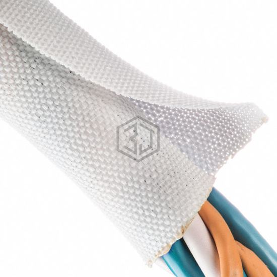 F6W1.75WH10 - Techflex - Spiral Wrap, Expandable Sleeving
