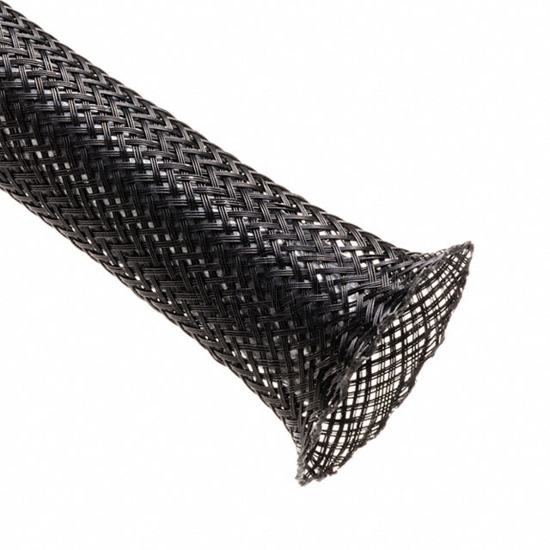 NYN0.63BK500 - Techflex - Spiral Wrap, Expandable Sleeving