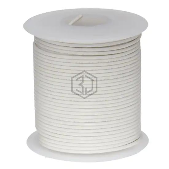 22UL1007SLDWHI25 - Remington Industries - Single Conductor Cables (Hook-Up Wire)
