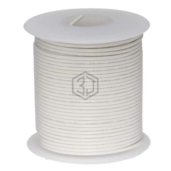 24UL1007STRWHI - Remington Industries - Single Conductor Cables (Hook-Up Wire)