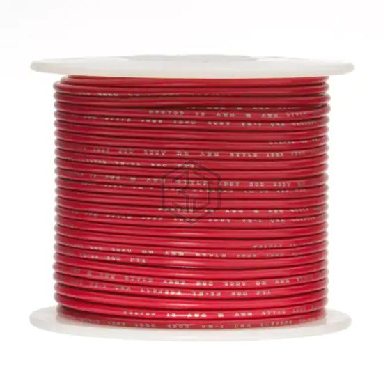 20UL1015STRRED - Remington Industries - Single Conductor Cables (Hook-Up Wire)