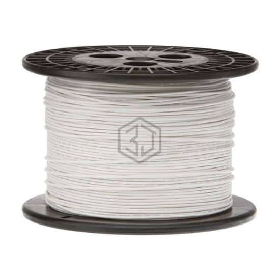 14UL1007STRWHI500 - Remington Industries - Single Conductor Cables (Hook-Up Wire)