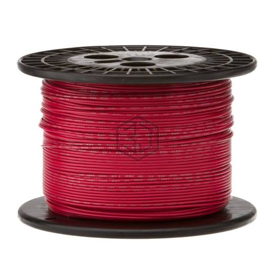 16UL1007STRRED1000 - Remington Industries - Single Conductor Cables (Hook-Up Wire)