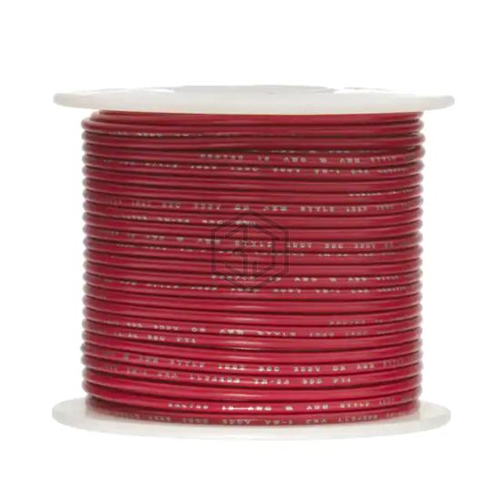 26PTFESTRRED500 - Remington Industries - Single Conductor Cables (Hook-Up Wire)