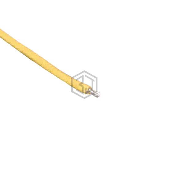 CW-18-STR-YELLOW - TubeDepot - Single Conductor Cables (Hook-Up Wire)
