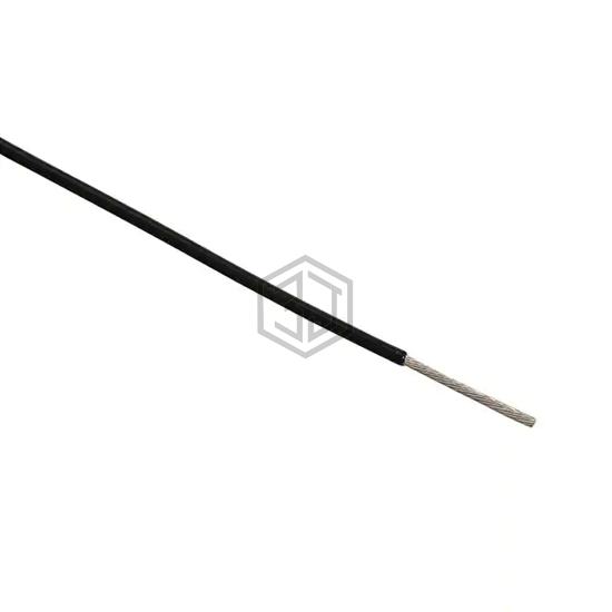 TW-18-STR-BLACK - TubeDepot - Single Conductor Cables (Hook-Up Wire)