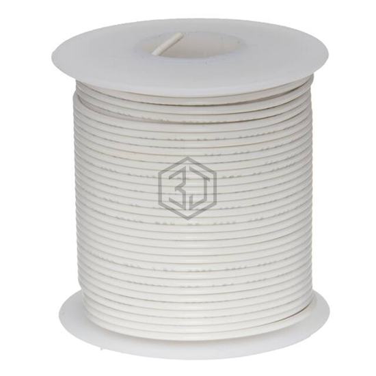 26UL1007SLDWHI25 - Remington Industries - Single Conductor Cables (Hook-Up Wire)