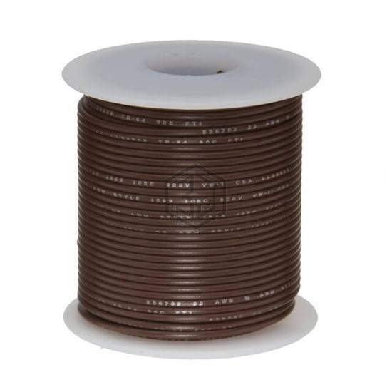 20UL1015STRBRO25 - Remington Industries - Single Conductor Cables (Hook-Up Wire)