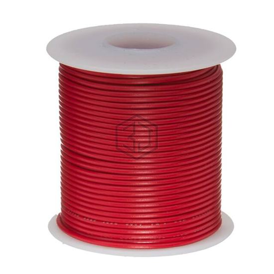 26UL1007STRRED - Remington Industries - Single Conductor Cables (Hook-Up Wire)