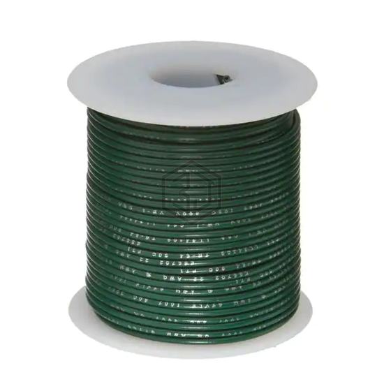 14UL1015STRGRE25 - Remington Industries - Single Conductor Cables (Hook-Up Wire)