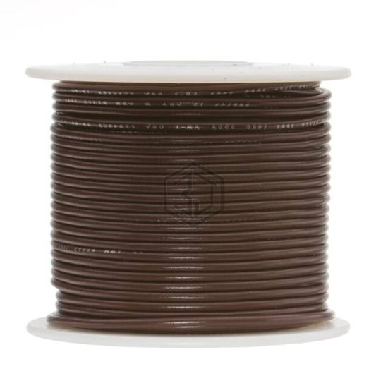 20UL1015STRBRO - Remington Industries - Single Conductor Cables (Hook-Up Wire)
