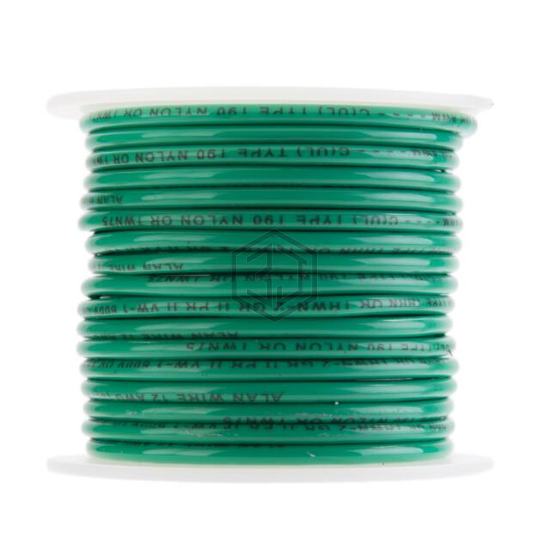 14SLDGRETHHN50 - Remington Industries - Single Conductor Cables (Hook-Up Wire)