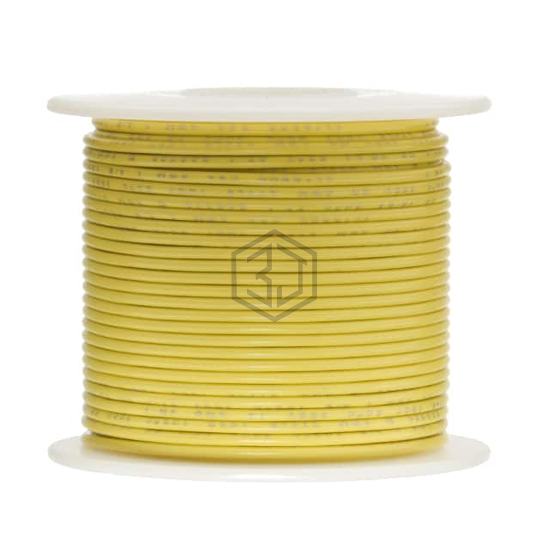 16UL1007SLDYEL - Remington Industries - Single Conductor Cables (Hook-Up Wire)