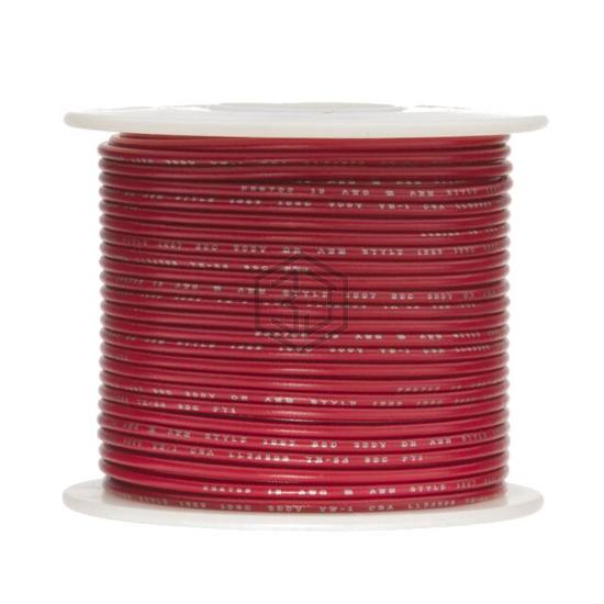 28UL1007SLDRED250 - Remington Industries - Single Conductor Cables (Hook-Up Wire)