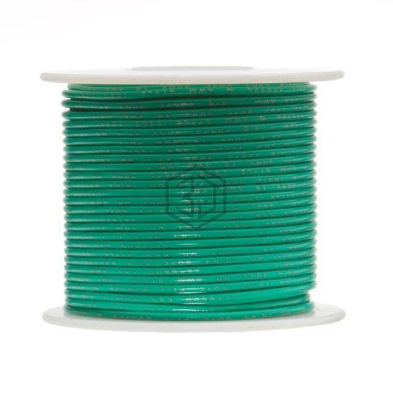 16GPTSTRGRE100 - Remington Industries - Single Conductor Cables (Hook-Up Wire)