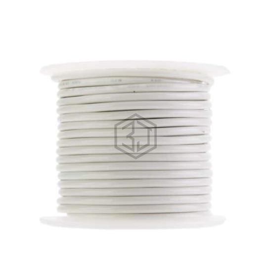 14STRWHITHHN100 - Remington Industries - Single Conductor Cables (Hook-Up Wire)