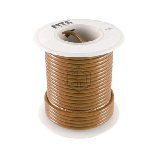 WH16-01-100 - NTE Electronics, Inc - Single Conductor Cables (Hook-Up Wire)