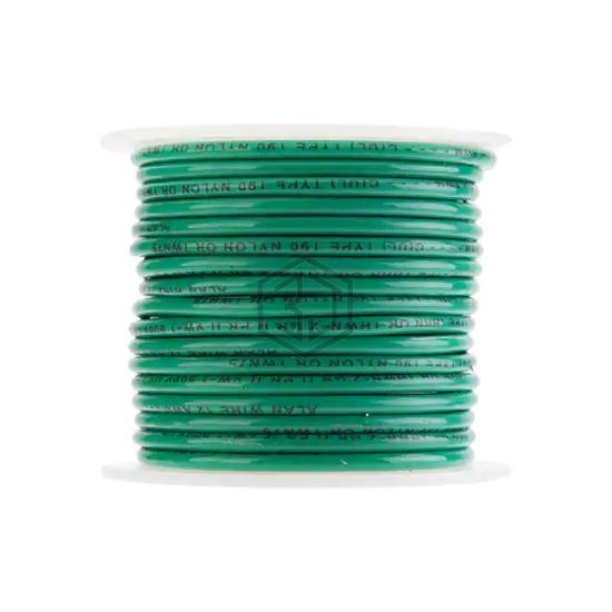 12SLDGRETHHN100 - Remington Industries - Single Conductor Cables (Hook-Up Wire)
