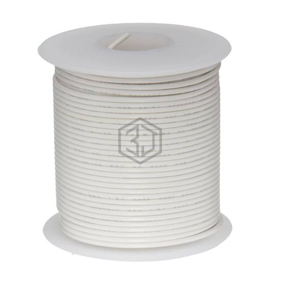 16PTFESTRWHI25 - Remington Industries - Single Conductor Cables (Hook-Up Wire)