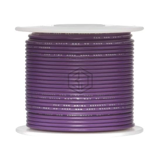 28STRVIOMILW500 - Remington Industries - Single Conductor Cables (Hook-Up Wire)
