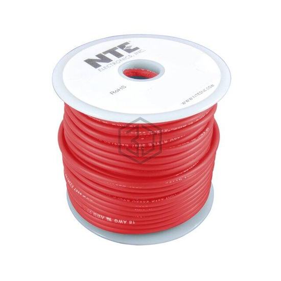 WTL18-02-100 - NTE Electronics, Inc - Single Conductor Cables (Hook-Up Wire)
