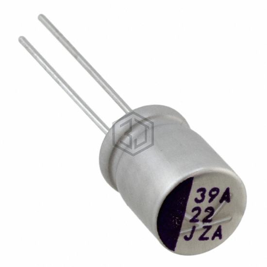 63PZA22M8X10 - Rubycon - Aluminum - Polymer Capacitors