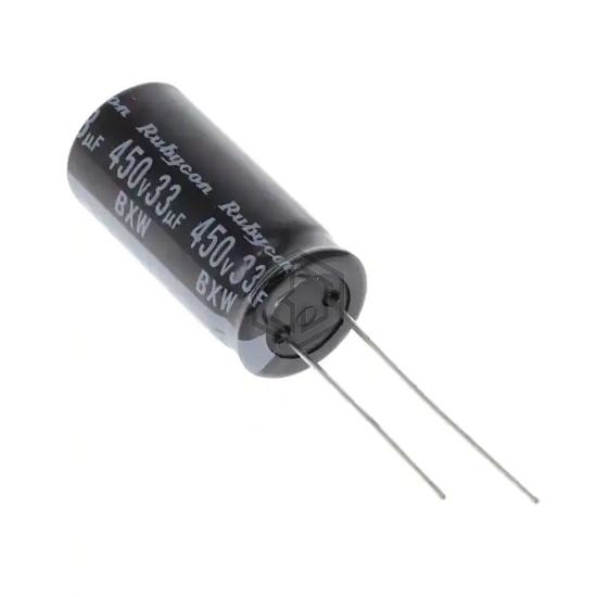 450BXW33MEFR12.5X25 - Rubycon - Aluminum Electrolytic Capacitors