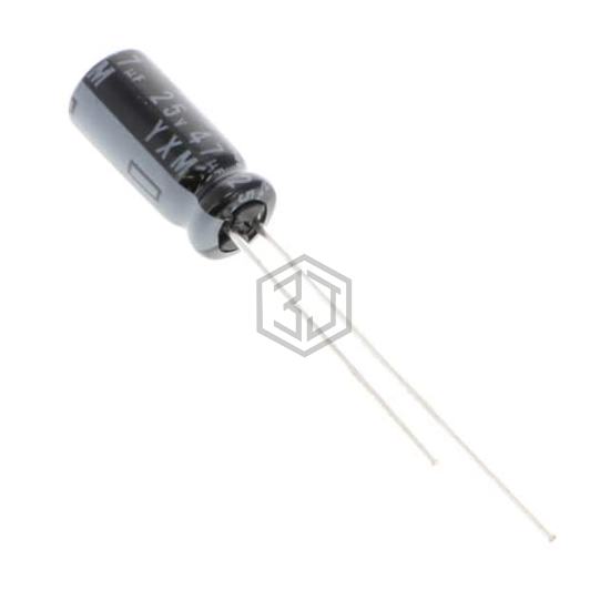 25YXM47MEFR5X11 - Rubycon - Aluminum Electrolytic Capacitors