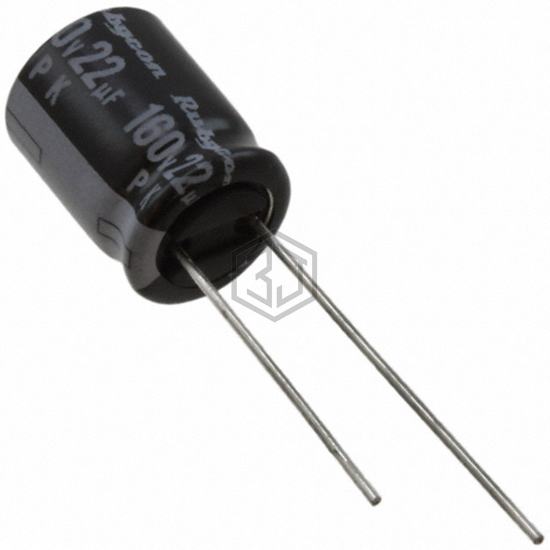 160PK22MEFC10X12.5 - Rubycon - Aluminum Electrolytic Capacitors