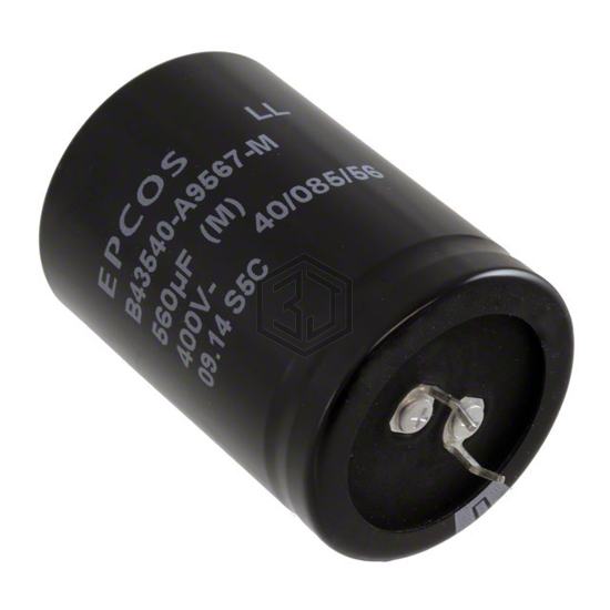 B43540A9567M000 - EPCOS - TDK Electronics - Aluminum Electrolytic Capacitors