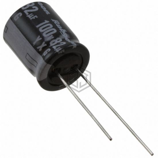 100YXG82MEFC12.5X16 - Rubycon - Aluminum Electrolytic Capacitors