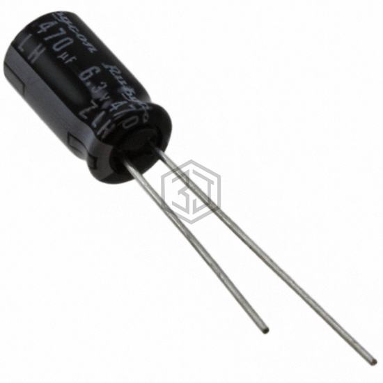 6.3ZLH470M6.3X11 - Rubycon - Aluminum Electrolytic Capacitors
