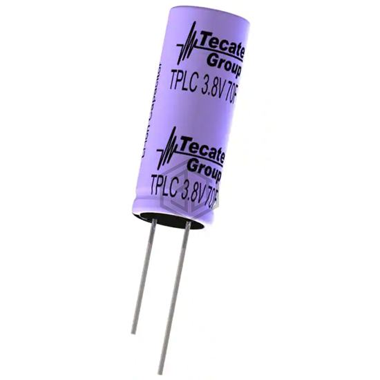 TPLC-3R8/70MR10X25 - Tecate Group - Electric Double Layer Capacitors (EDLC), Supercapacitors