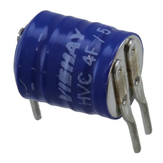 MAL219690118E3 - Vishay Beyschlag/Draloric/BC Components - Electric Double Layer Capacitors (EDLC), Supercapacitors