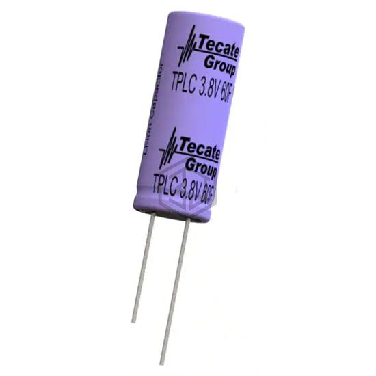 TPLC-3R8/60MR10X25 - Tecate Group - Electric Double Layer Capacitors (EDLC), Supercapacitors