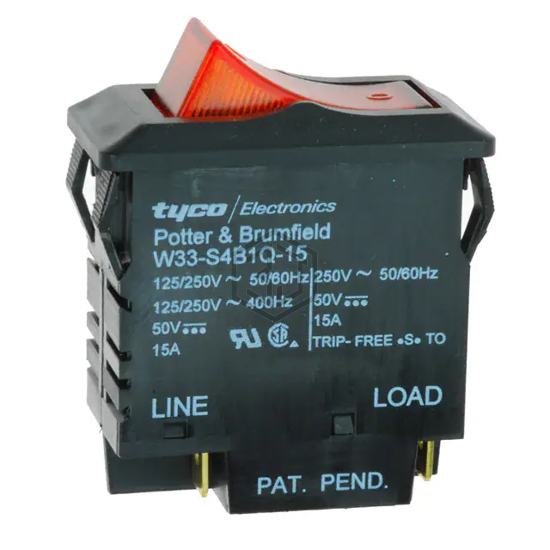 W33-S4B1Q-15 - TE Connectivity Potter & Brumfield Relays - Circuit Breakers