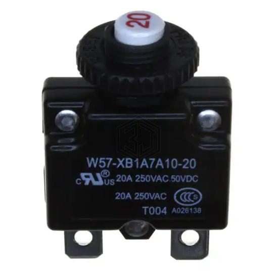 W57-XB1A7A10-20 - TE Connectivity Potter & Brumfield Relays - Circuit Breakers