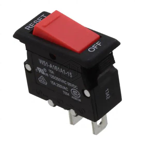W51-A161A1-15 - TE Connectivity Potter & Brumfield Relays - Circuit Breakers