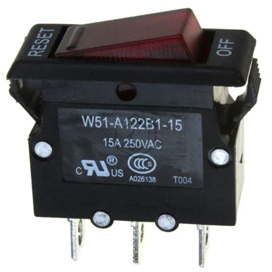 W51-A122B1-15 - TE Connectivity Potter & Brumfield Relays - Circuit Breakers