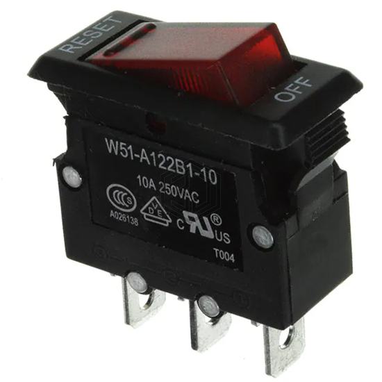 W51-A122B1-10 - TE Connectivity Potter & Brumfield Relays - Circuit Breakers